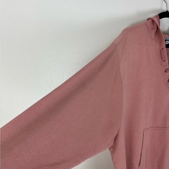 Nike Sportswear Lace Up Vneck Hoodie Pullover Loose Relaxed Oversized Fit XXL - Picture 7 of 10